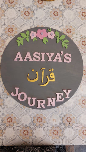 Baby Nursery Decoration - Quran Journey Tawakal Art