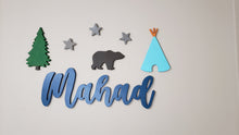 Load image into Gallery viewer, Wooden Camping Theme Tawakal Art
