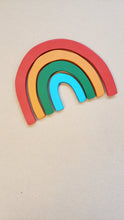 Load image into Gallery viewer, Wooden Rainbow Theme Tawakal Art
