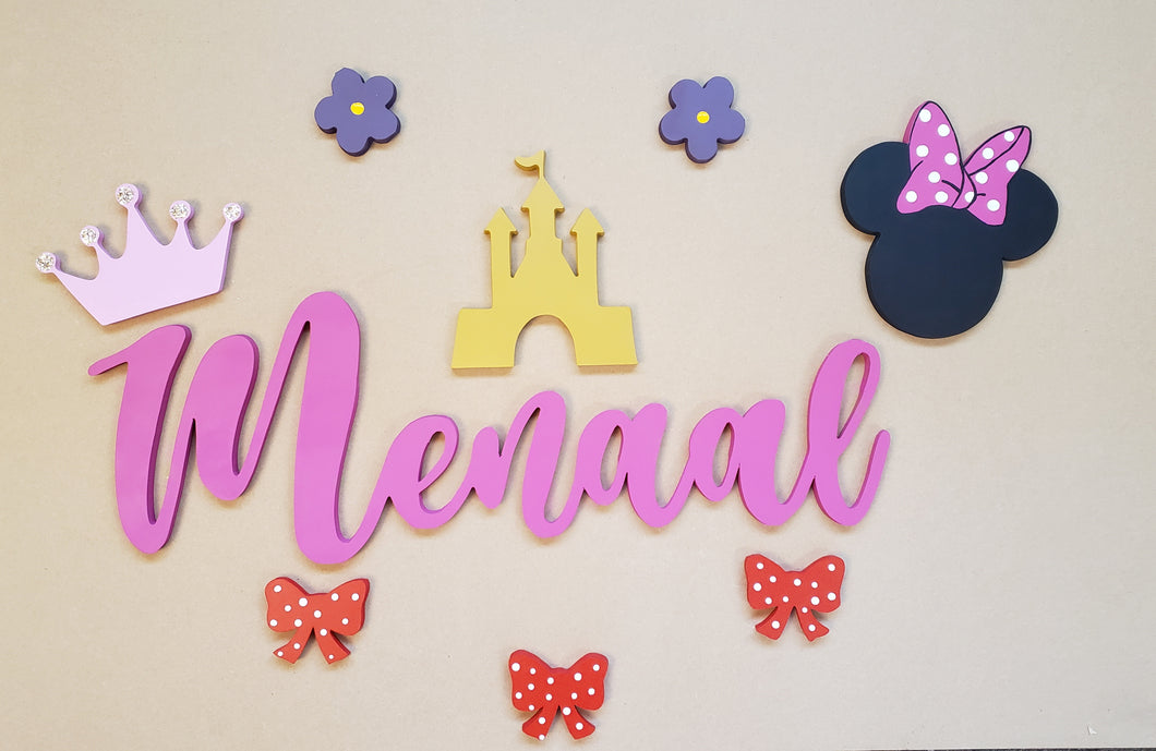 Wooden Minnie Mouse Theme