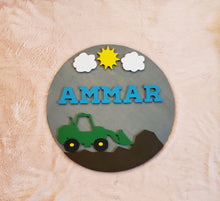 Load image into Gallery viewer, Baby Nursery Decoration - Farming Tractor Design
